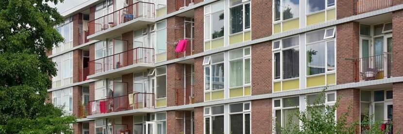 Foto van een apartementencomplex